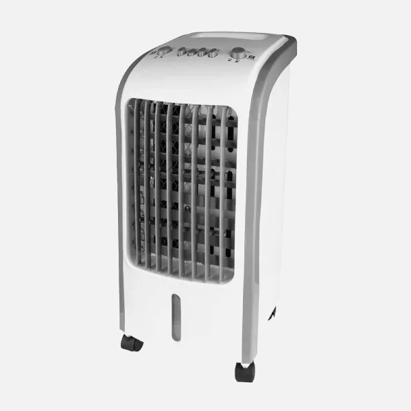 Climatizador Evaporativo Ventisca Blanco 80w 3vel 4litros Oscilante.portatilil C/acumulador De Frio 57x26x24cm
