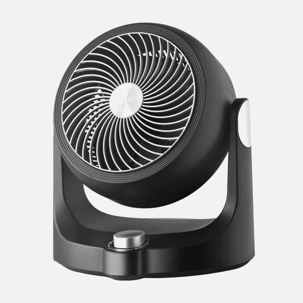 Ventilador Sobremesa Cartago Negro/plata 40w 3velocidades 3aspas Fijo Y Rotatorio Orientable 28,3x25,7x19cm