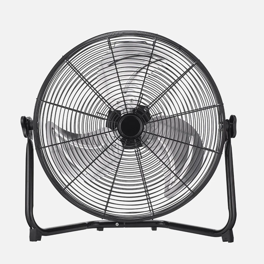 Ventilador Industrial Midas 120w Negro/cromo 55d  3 Velocidades,orientable 59x62x22 Cm