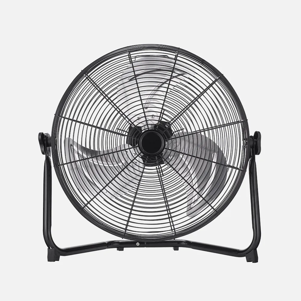 Ventilador Industrial Midas 100w Negro/cromo 46d  3 Velocidades,orientable 51x55x22 CmCm