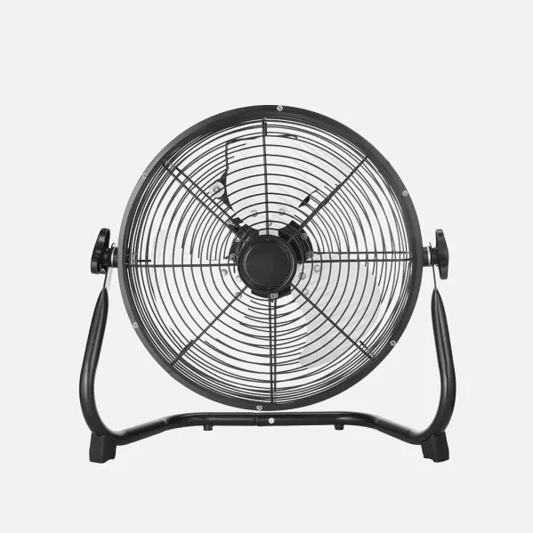 Ventilador Industrial Midas 60w Negro/cromo 41,5d  3 Velocidades,orientable 45x47x19 Cm