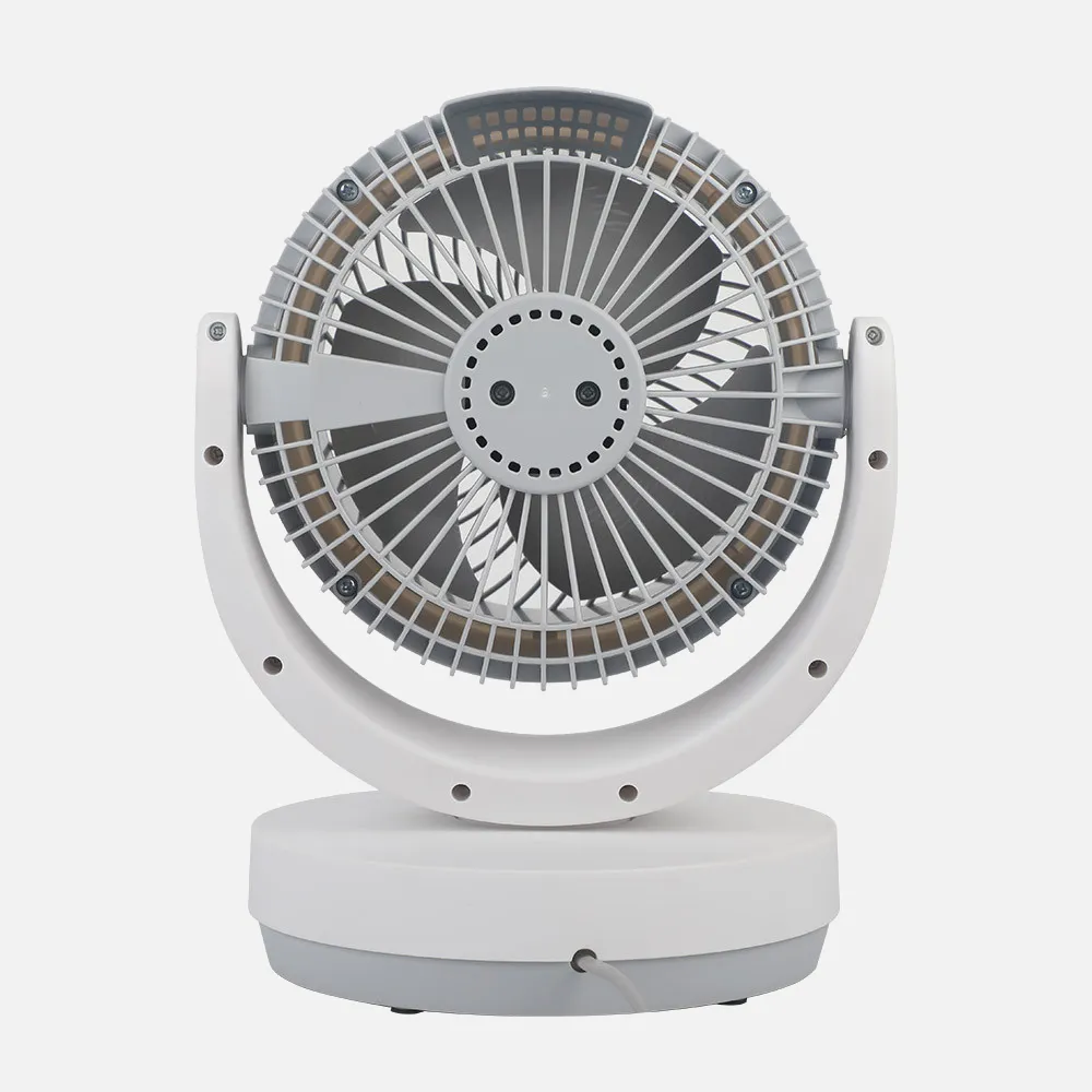 Ventilador Sobremesa Blanco/gris Lagos 3velocidades 35w 3aspas Orientable 29,8x22,6x20,6cm