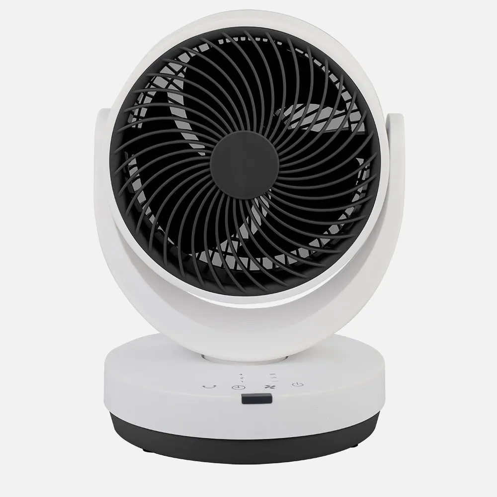 Ventilador Sobremesa Loira Blan/negr 3vel 35w 3asp C/remoto,temporiz.29,8x22,6x20,6cm