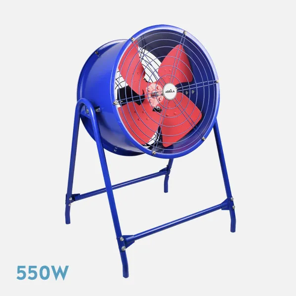 Industrial Fan Dana Blue/red 550w 1vel 4sails C/soprte  103x58x32cm