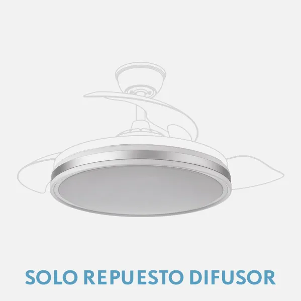 Difusor Ventilador Bayomo Grande 108d Niquel