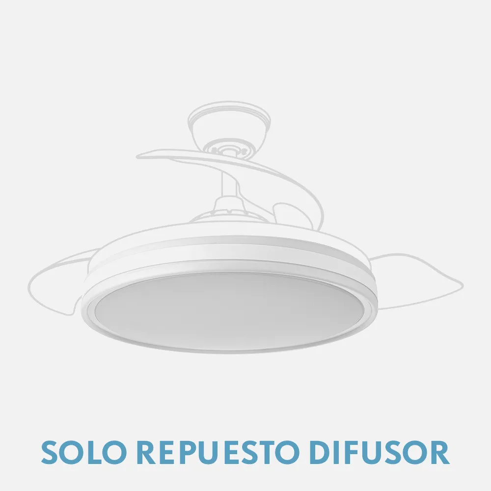 99.DIF-BAYOMO-BLA - Diffuser Fan Bayomo Big 108d White (3 gorings)