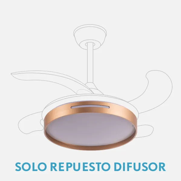 Difusor Ventilador Mbatis Oro