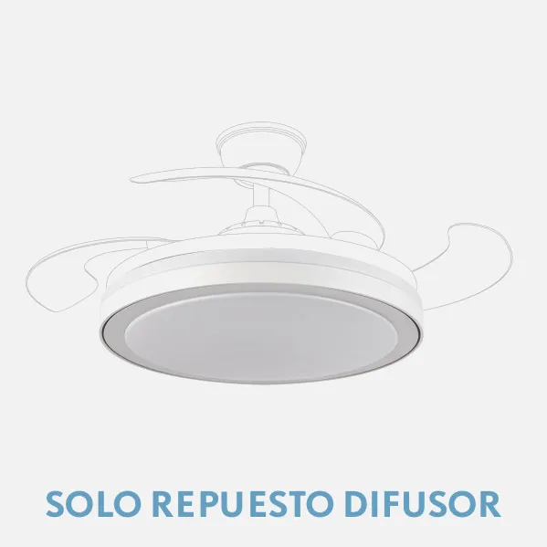 Difusor Ventilador Pequeño Esparta 91D Blanco