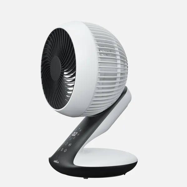 Fan Dc Table lamp Miera White/black 20w 8vel Swing 3d.Remote,timer 40,5x25,4x23,3cm