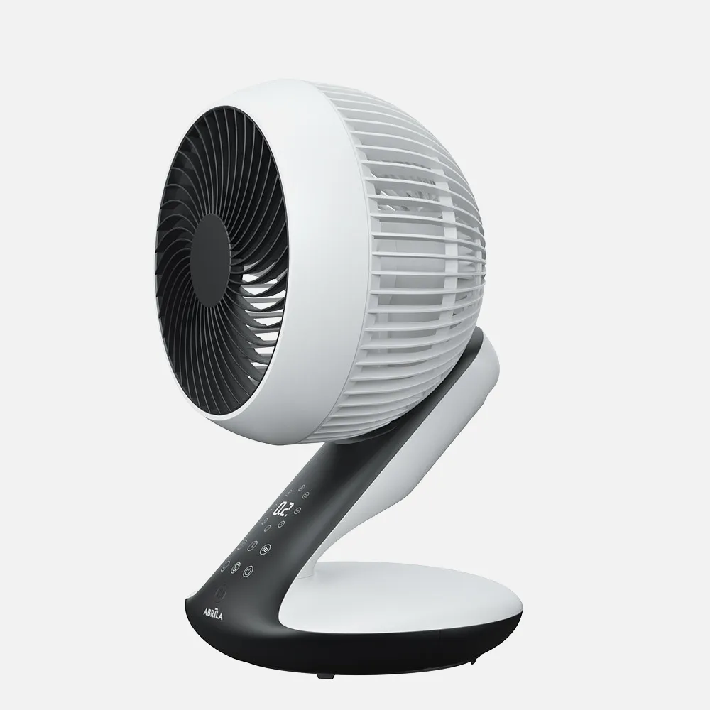 237971068 - Fan Dc Table lamp Miera White/black 20w 8vel Swing 3d.Remote,timer 40,5x25,4x23,3cm