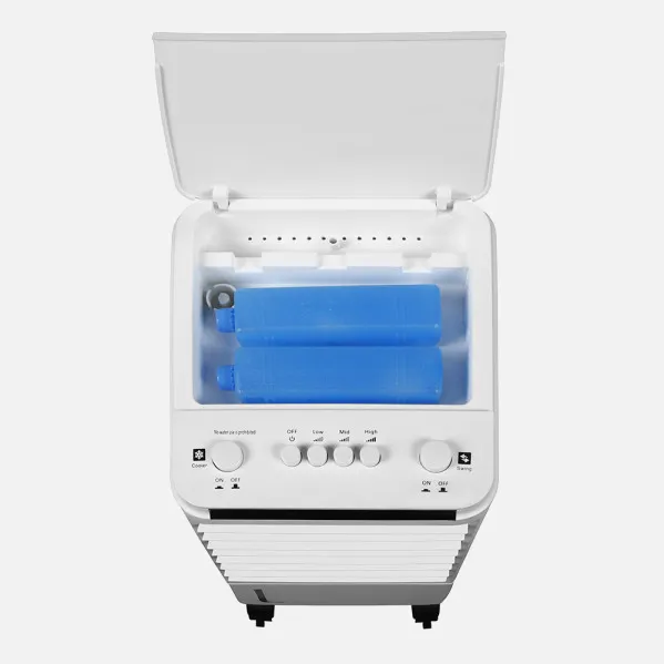 Climatizador Evaporativo Glaciar Blanco 80w 3velocidades 7l  Humidificador, Orientab.acum.frio 56x23,5x26cm