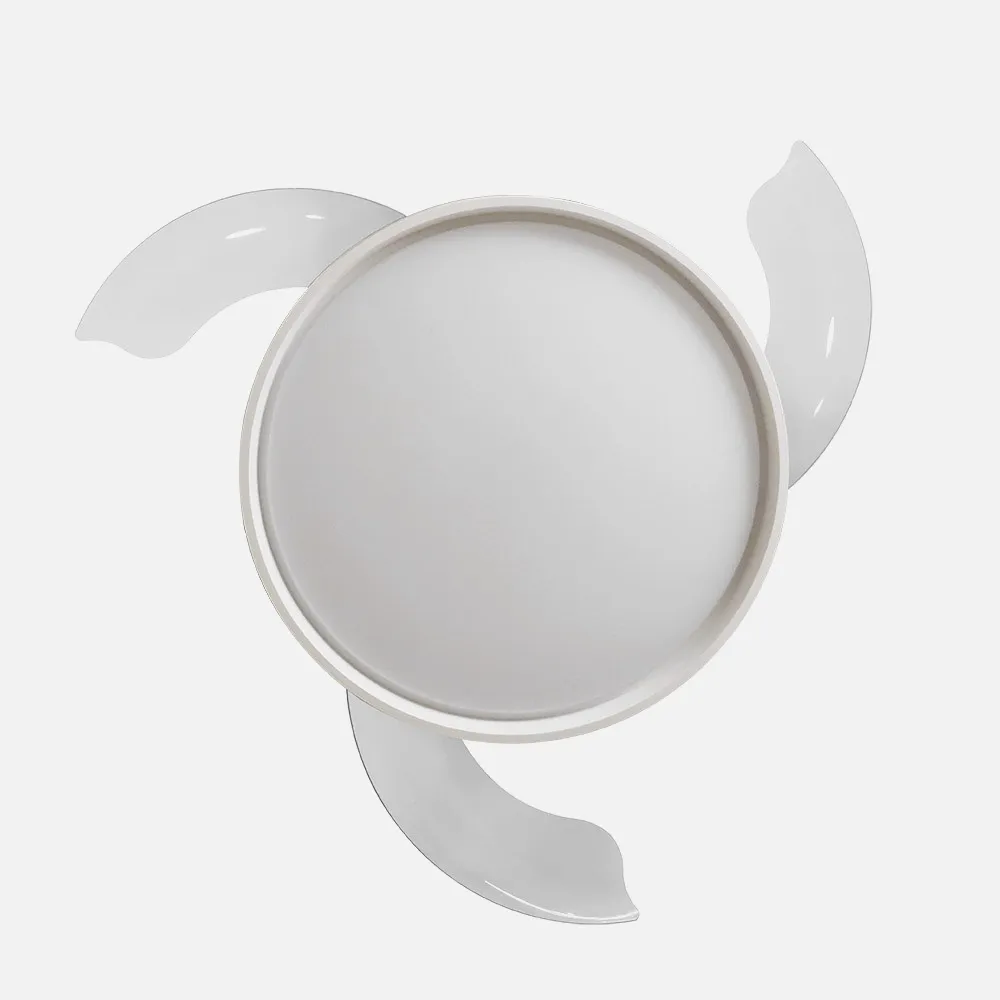 Ventilador Dc Mandarin Blanco 72w 3aspas 108d Reg.intensidad 7200lm 3000-4000-6500k Remoto+memoria+temporizador