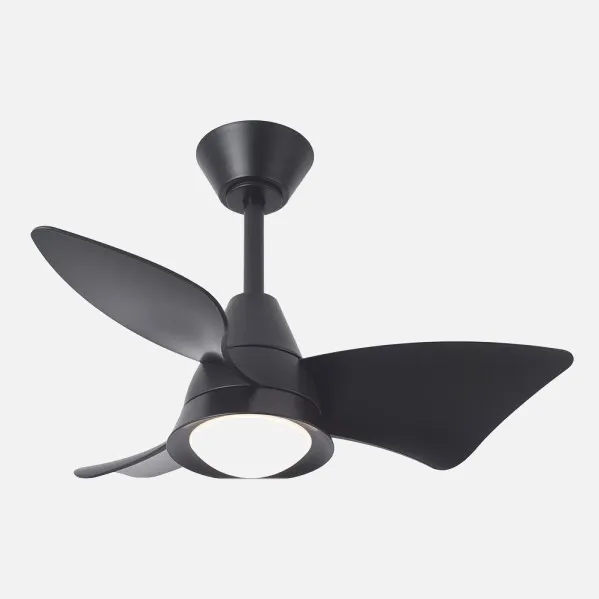 Ventilador Dc Jaguar 30w 3000lm Negro 96d 3aspas 6vel 3000-4500-6500k Remoto+reg.intensidad+memoria+temporizador