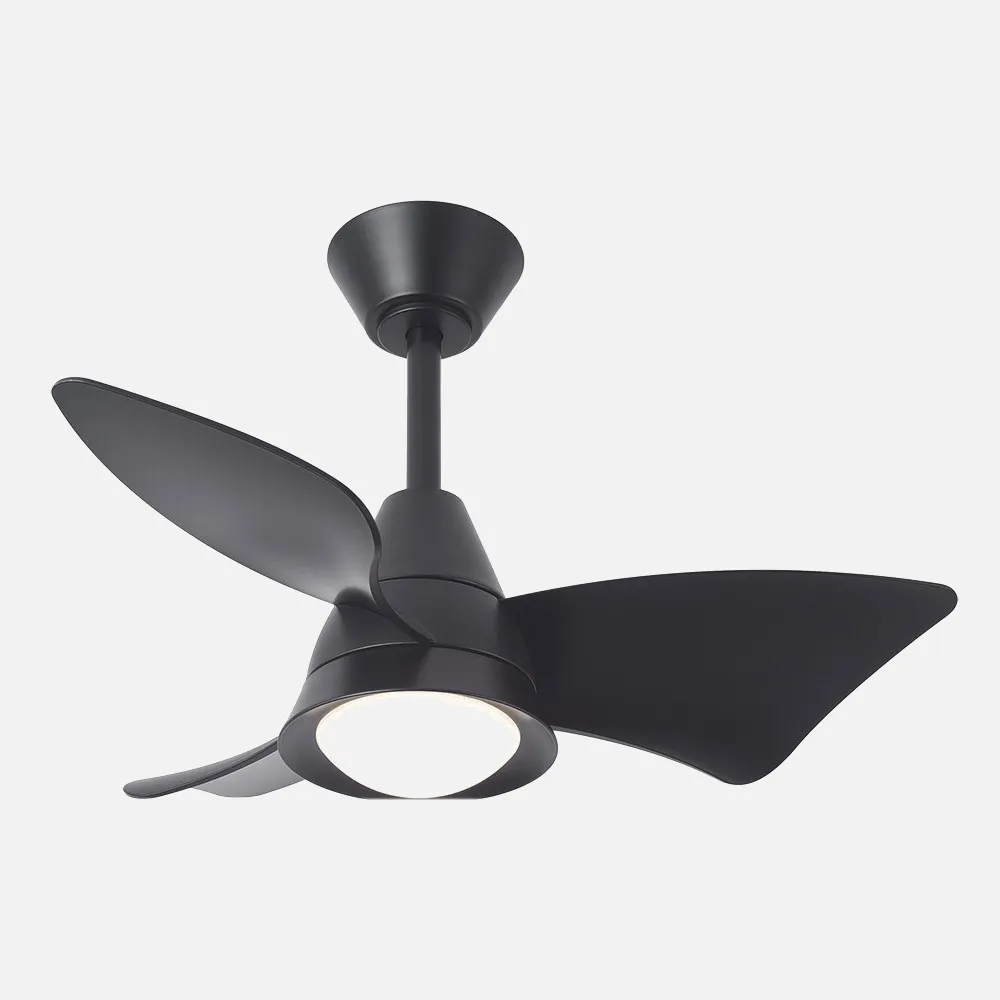Ventilador Dc Jaguar 30w 3000lm Negro 96d 3aspas 6vel 3000-4500-6500k Remoto+reg.intensidad+memoria+temporizador