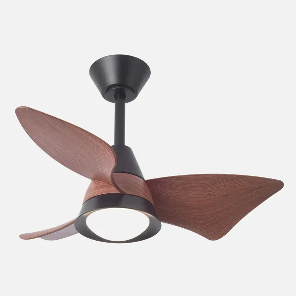 Fan DC Jaguar 30w 3000lm Black/Oak 96d 3 Blades 6 Speed 3000-4500-6500k Remote+Adjustable Brightness+Memory+Timer