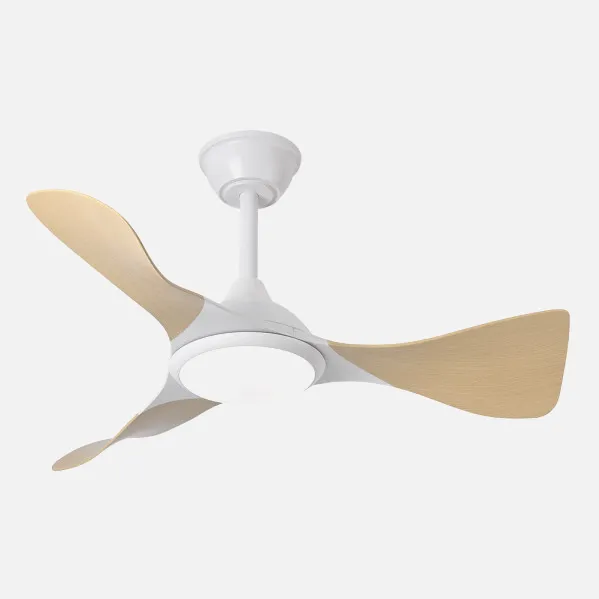 Ventilador Dc Caiman 36w 3600lm Bla/hay 89d 3aspas 6vel 3000-4500-6500k Remoto+reg.intensidad+memoria+temporizador