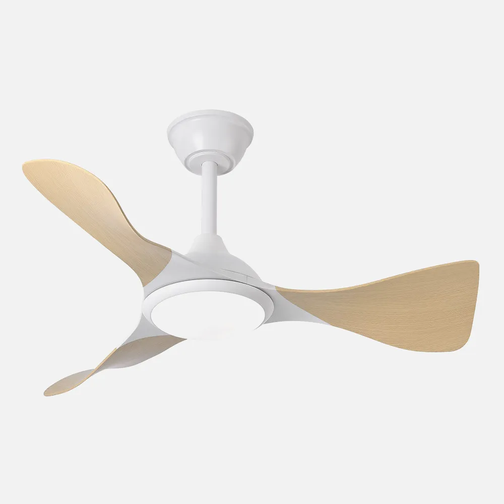 Ventilador Dc Caiman 36w 3600lm Bla/hay 89d 3aspas 6vel 3000-4500-6500k Remoto+reg.intensidad+memoria+temporizador
