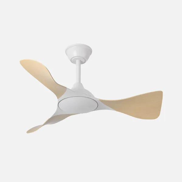 Ventilador Dc Caiman 36w 3600lm Bla/hay 89d 3aspas 6vel 3000-4500-6500k Remoto+reg.intensidad+memoria+temporizador