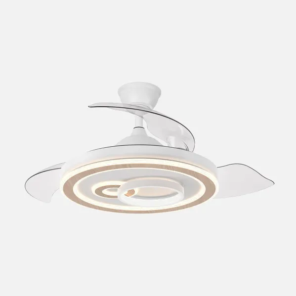 Ventilador Dc Sultan 68w Blanco/haya 3asp.107d 4960lm 3000-4500-6500k Reg.intensidad+remoto+memoria+temporizador