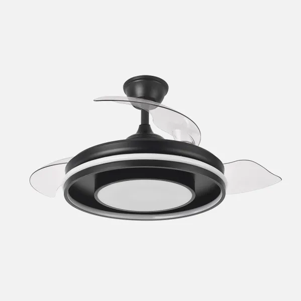 Ventilador Dc Pitufo 57w Nergro 3asp107d 3990lm Rgb +3000-4500-6500k Reg.intensidad+remoto+memo+temporiz