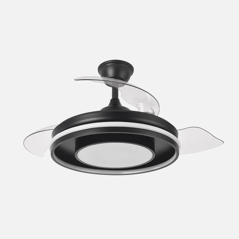 Ventilador Dc Pitufo 57w Nergro 3asp107d 3990lm Rgb +3000-4500-6500k Reg.intensidad+remoto+memo+temporiz