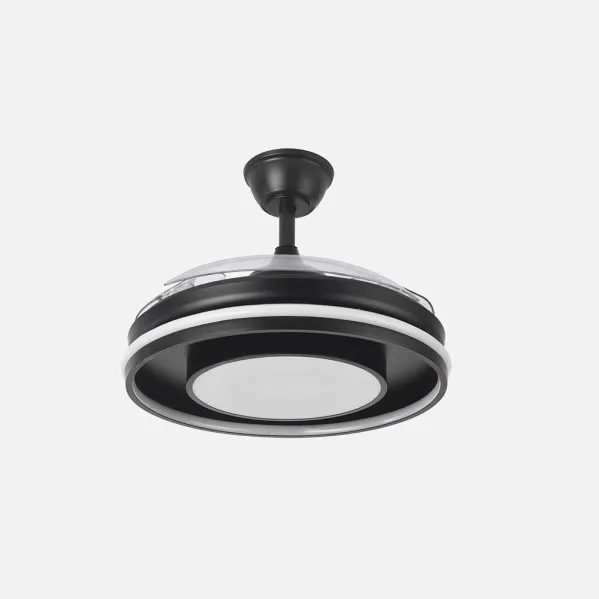 Ventilador Dc Pitufo 57w Nergro 3asp107d 3990lm Rgb +3000-4500-6500k Reg.intensidad+remoto+memo+temporiz