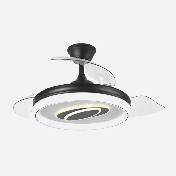 Ventilador Dc Maracana 57w Negro 3asp.107d 5980lm 3000-4500-6500k Reg.intensidad+remoto+memoria+temporizador