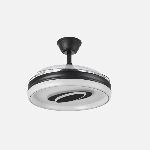 Ventilador Dc Maracana 57w Negro 3asp.107d 5980lm 3000-4500-6500k Reg.intensidad+remoto+memoria+temporizador
