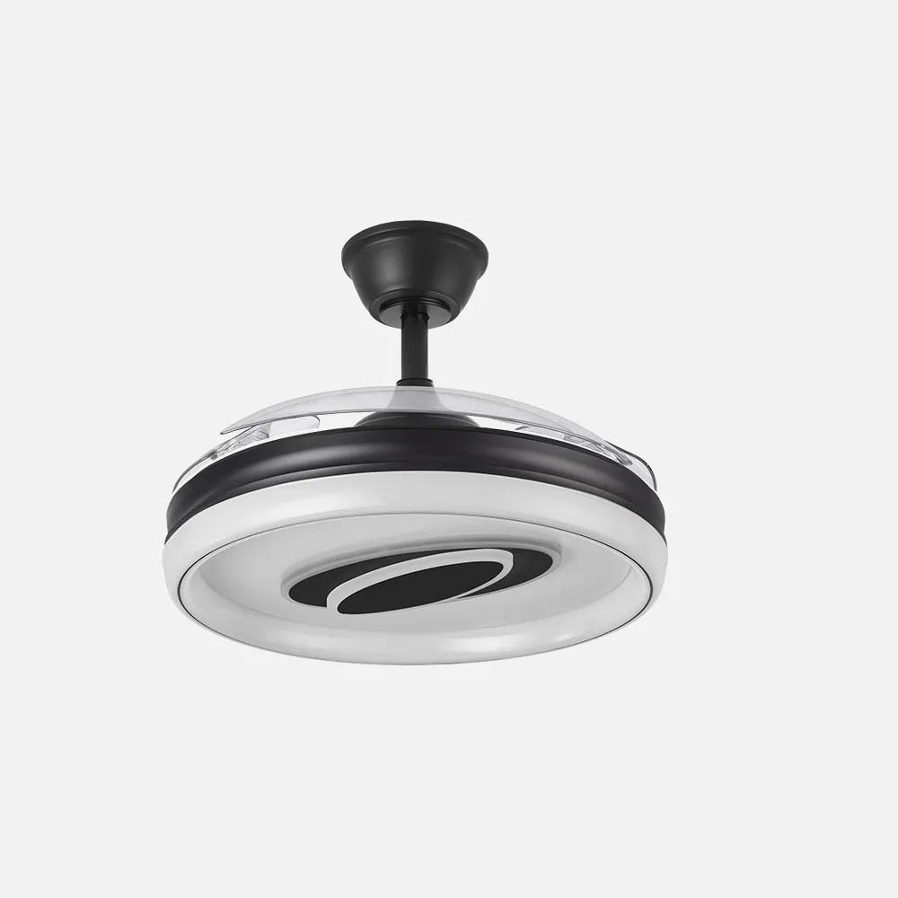 Ventilador Dc Maracana 57w Negro 3asp.107d 5980lm 3000-4500-6500k Reg.intensidad+remoto+memoria+temporizador