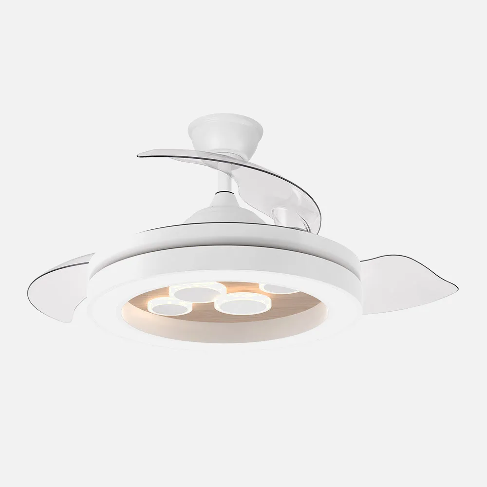 Ventilador Dc Cupido 59w Blanco/haya 3asp.107d 6980l 3000-4500-6500k Reg.intensidad+remoto+memoria+temporizador