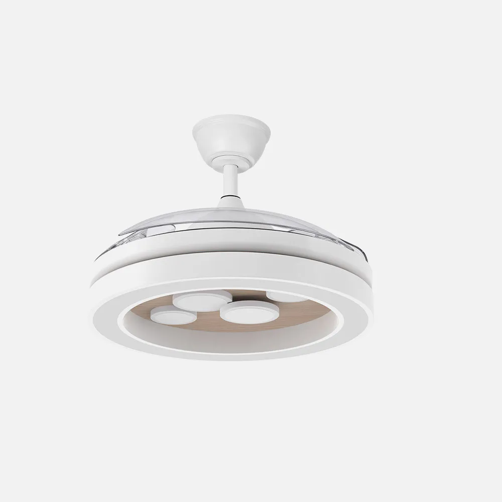 Ventilador Dc Cupido 59w Blanco/haya 3asp.107d 6980l 3000-4500-6500k Reg.intensidad+remoto+memoria+temporizador