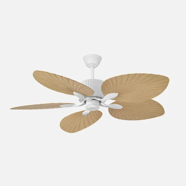 Ventilador Dc 26w Colla Blanco 5aspas Haya 132d 6velocidades 2950lm 3000-4000-6000k Remoto-temporizador-memoria 25