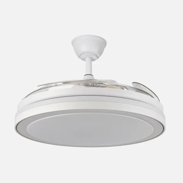 Ventilador Dc Esparta Maxi 80w 10255lm Blanco 132d 5asp 3000-4000-6000k Remoto+temporizador+memoria