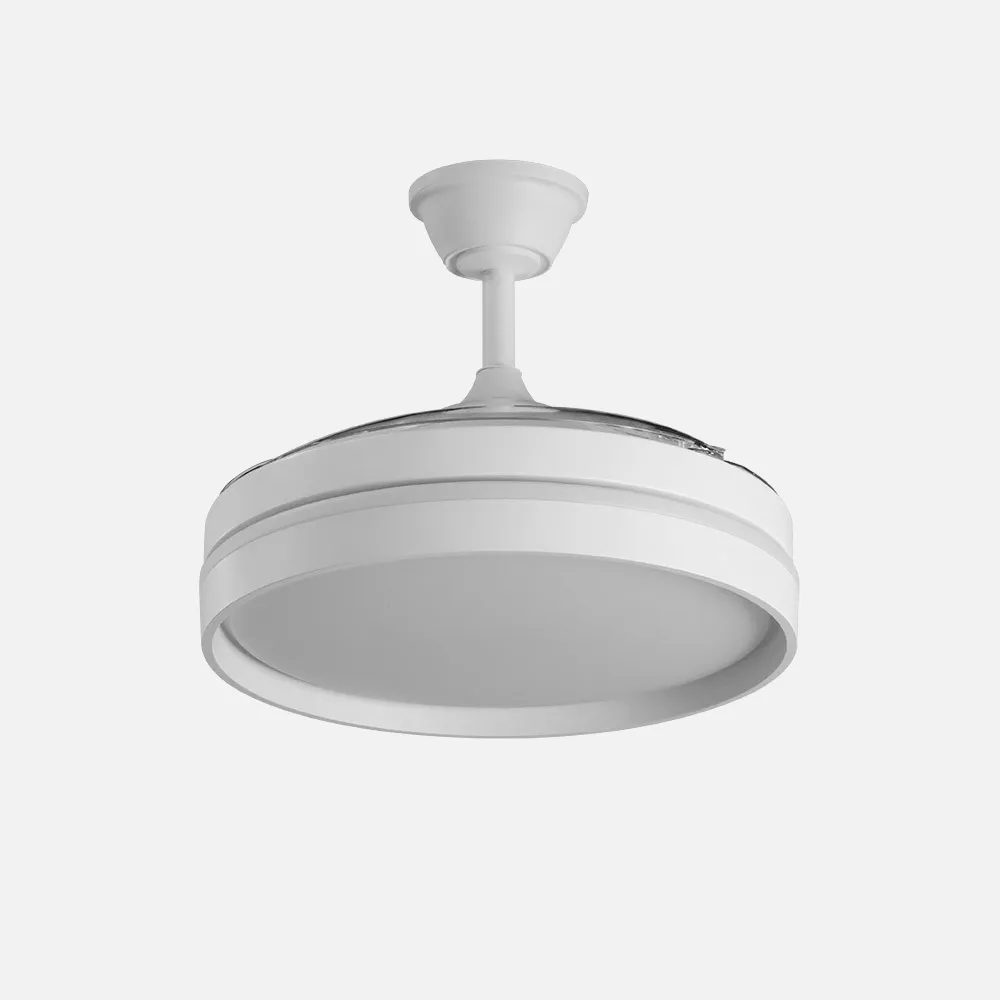Ventilador Dc Mandarin Blanco 72w 3aspas 108d Reg.intensidad 7200lm 3000-4000-6500k Remoto+memoria+temporizador