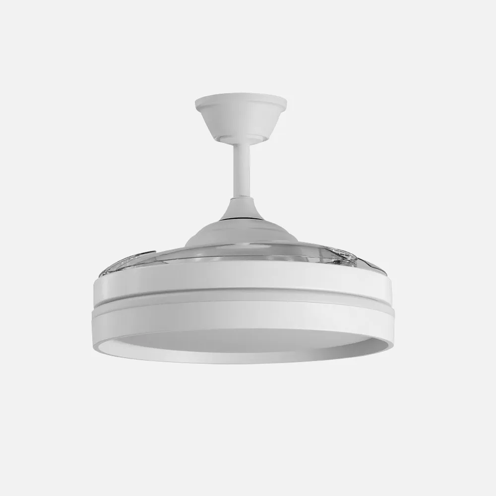 Ventilador Dc Mandarin Blanco 72w 3aspas 108d Reg.intensidad 7200lm 3000-4000-6500k Remoto+memoria+temporizador