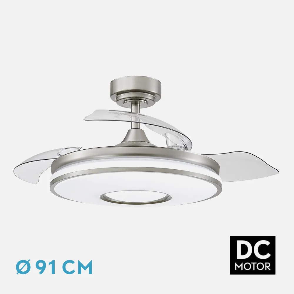 165399020-4 - Ventilador Dc Dani 48w 4800lm Niqu 3asp.6vel 91d 3000-4000-6000k Remoto+memoria+tempor 24