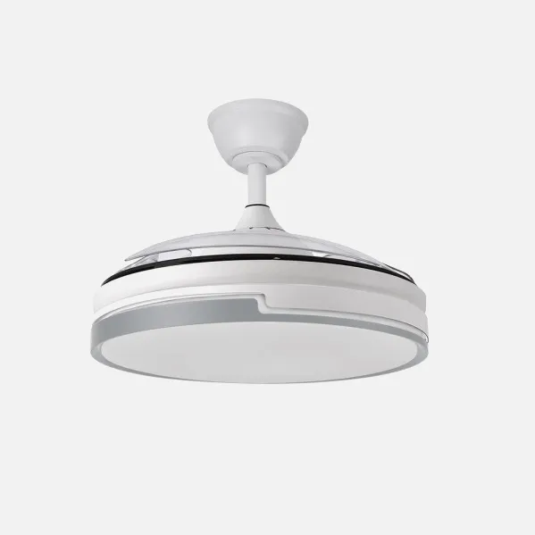 Ventilador Dc Papiro 59w Blan/gris 3asp.107d 6980l 3000-4000-6000k Remot+mem+tempo