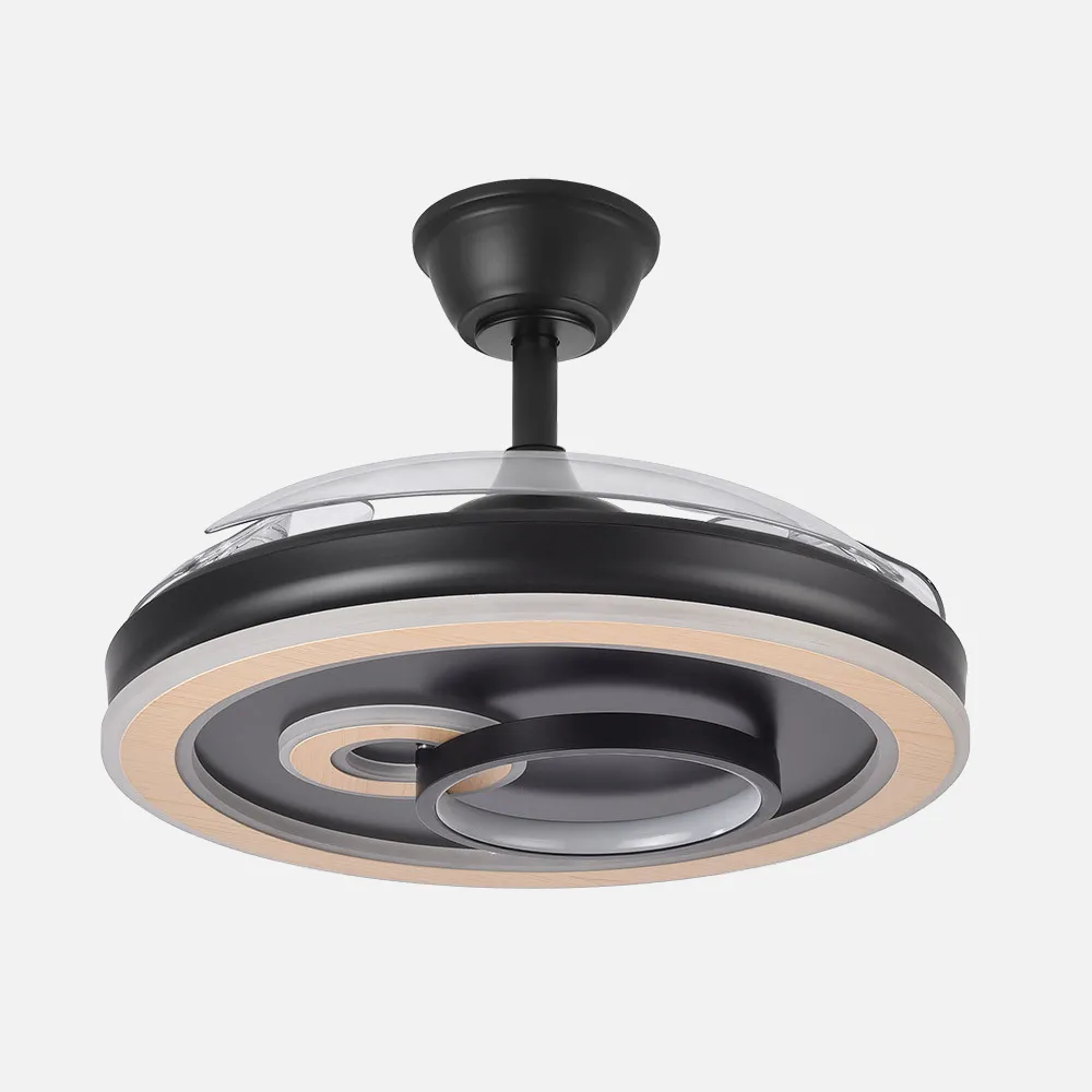 Ventilador Dc Sultan 68w Negro/madera 3asp.107d 4960lm 3000-4500-6500k Reg.intensidad+remoto+memoria+temporizador
