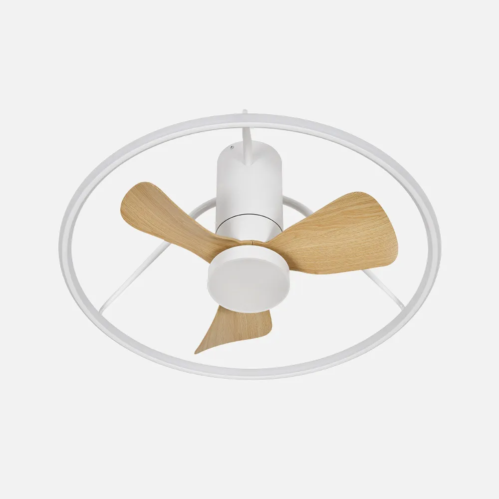Ventilador Dc Oporto 46w Blan/haya 3asp.66d 4600lm 3000-4000-6500k 6vel Remot,tempo,3int.rg