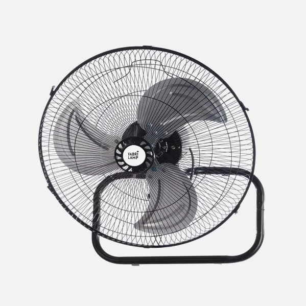 Ventilador 3 En 1 Recio Negro 50 D 3 Vel. 70w  3 Aspas Aluminio En Plata Oscilante