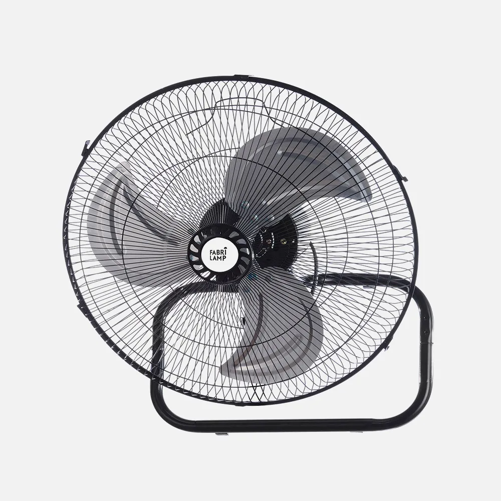 Ventilador 3 En 1 Recio Negro 50 D 3 Vel. 70w  3 Aspas Aluminio En Plata Oscilante