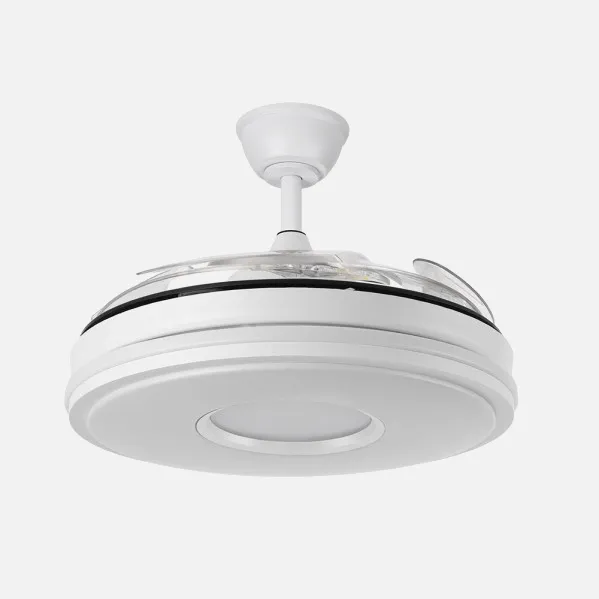 Fan Dc Dani 59w 6980lm White 4sails 6speeds 106d 3000-4200-6500k Remote+Reg.Intensity+memory+timer 24