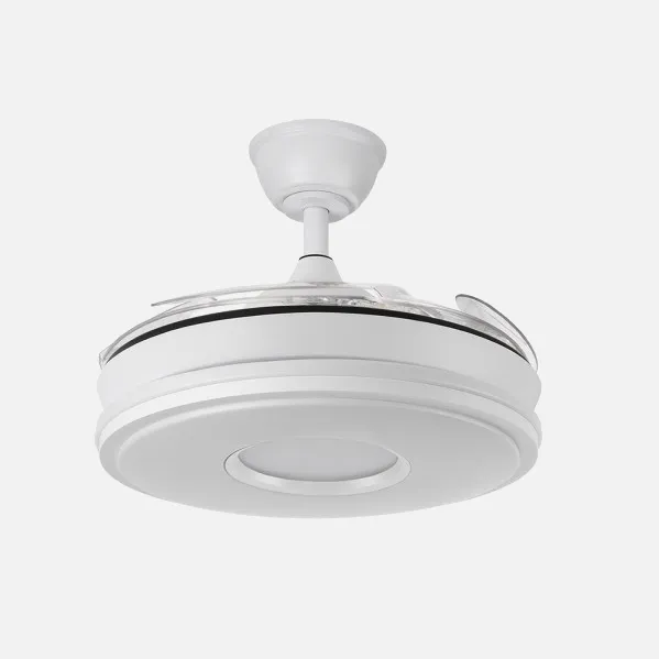 Ventilador Dc Dani 59w 6980lm Blanco 4aspas 6velocidades 91d 3000-4000-6000k Remot+reg.intensidad+memori+tempor