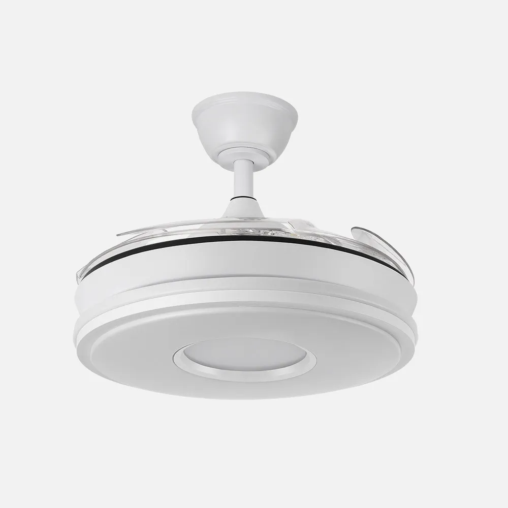 Ventilador Dc Dani 59w 6980lm Blanco 4aspas 6velocidades 91d 3000-4000-6000k Remot+reg.intensidad+memori+tempor