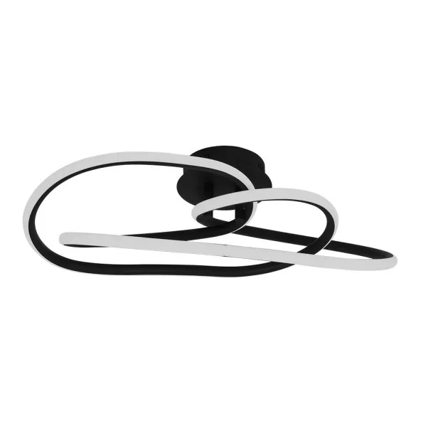 Lamp Bagdag Black 50w 4000k 26,5x84x32cm4250lm C/remote, Reg.Intensity And Memory