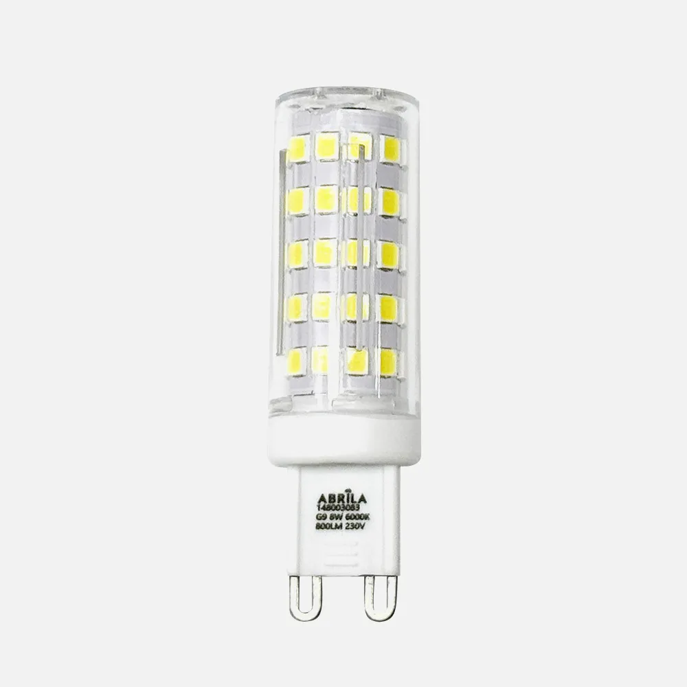 148003083 - Bombilla G9 8w 6000k Abrila 800lm 6,3x1,8x1,8 Cm