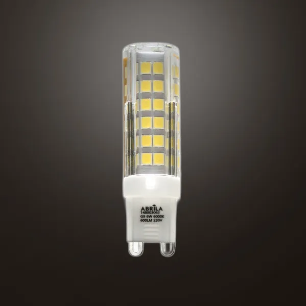 G9 Bulb 6w 6000k Abrila 600lm  6x1,5x1,5 Cm