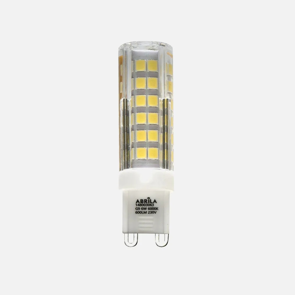 148003063 - Bombilla G9 6w 6000k Abrila 600lm  6x1,5x1,5 Cm