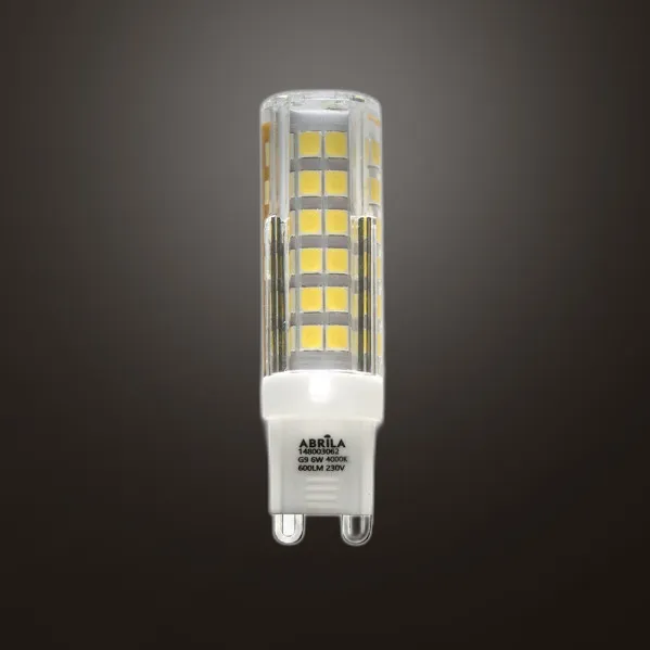 G9 Bulb 6w 4000k Abrila 600lm  6x1,5x1,5 Cm