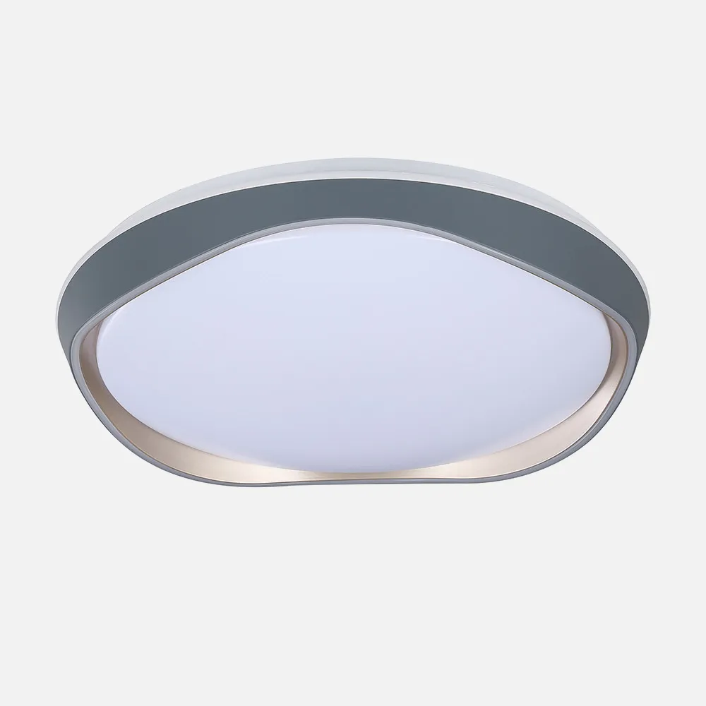 243884028 - Plafon Kamuk 72w 3000-4000-6000k Gris 40d Reg.inte 6480lm C/remoto
